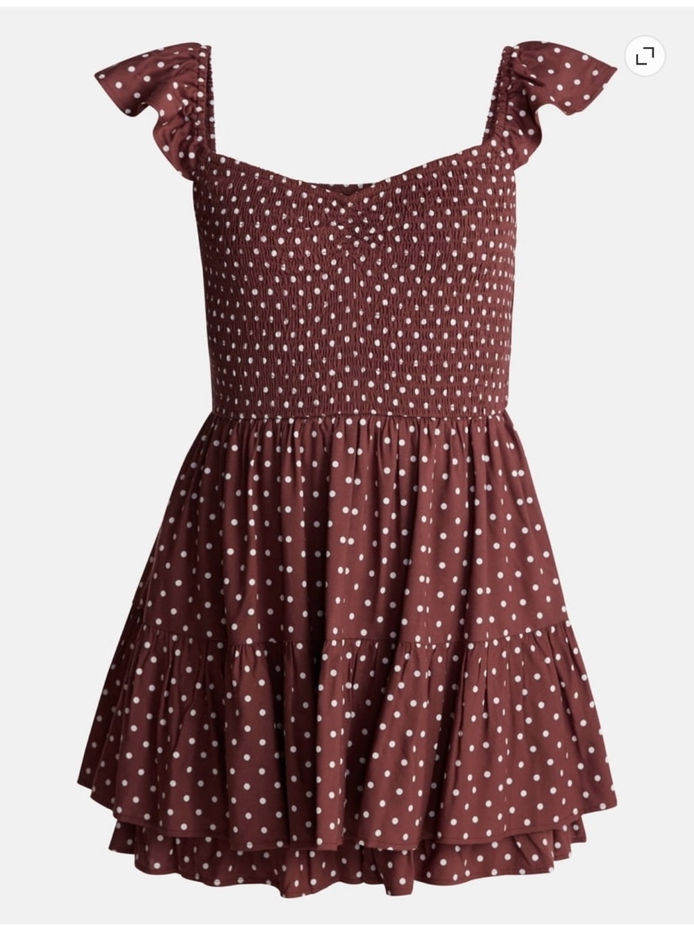 No Boundaries Smocked Romper Dress Flutter Sleeve Women’s XXL NWT